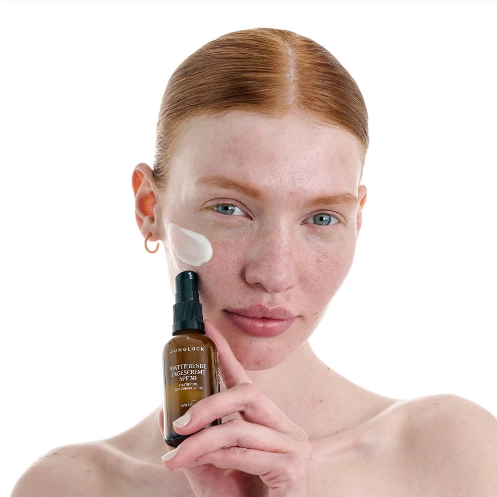Set Unreinheiten mindern mit SPF