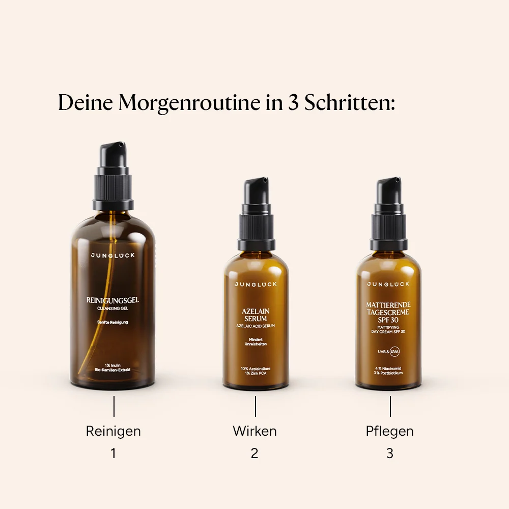 Set Unreinheiten mindern mit SPF