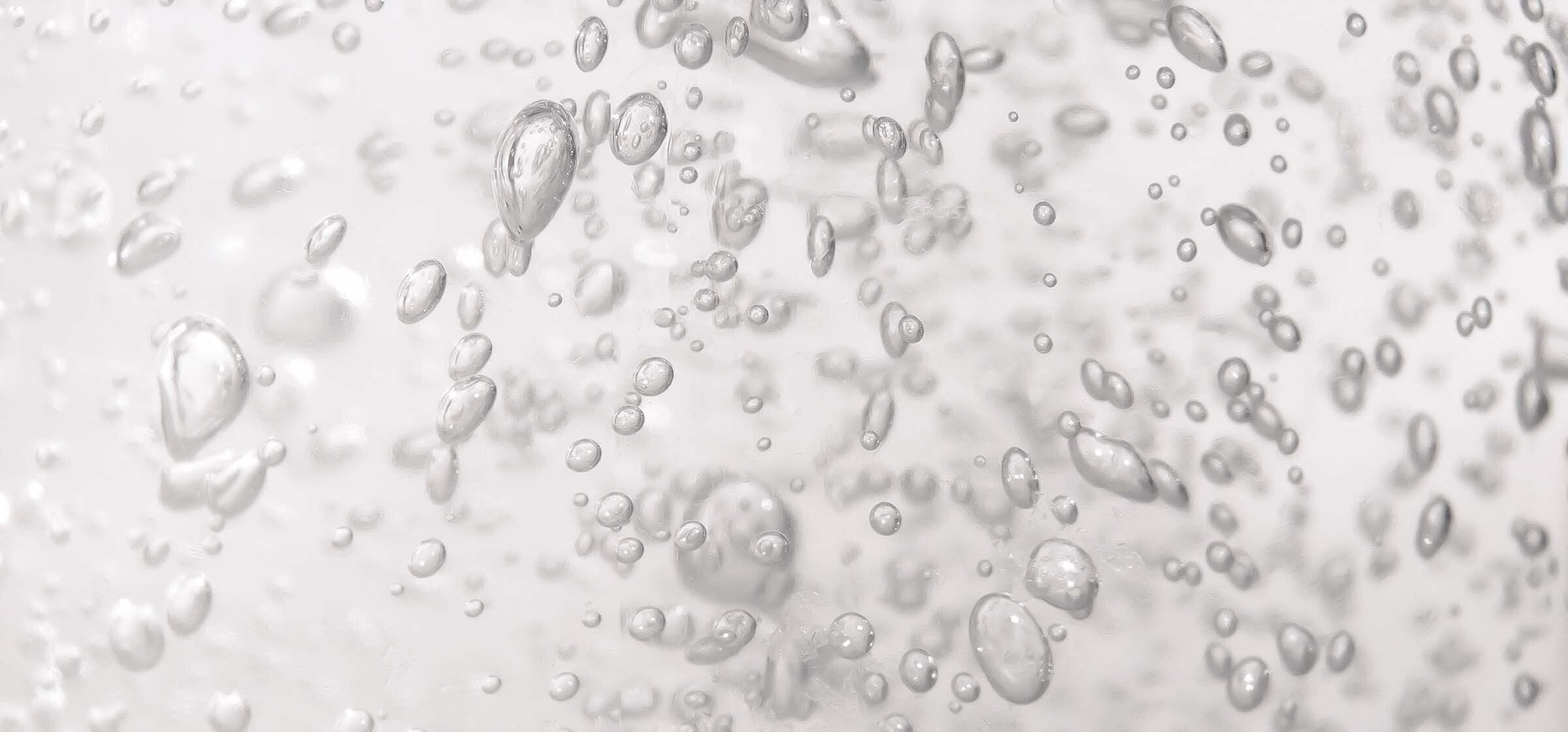 Vitamin C serum texture in macro