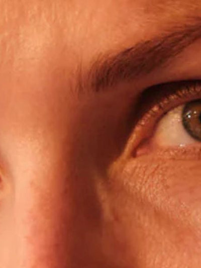 Woman with focus on the eyes
