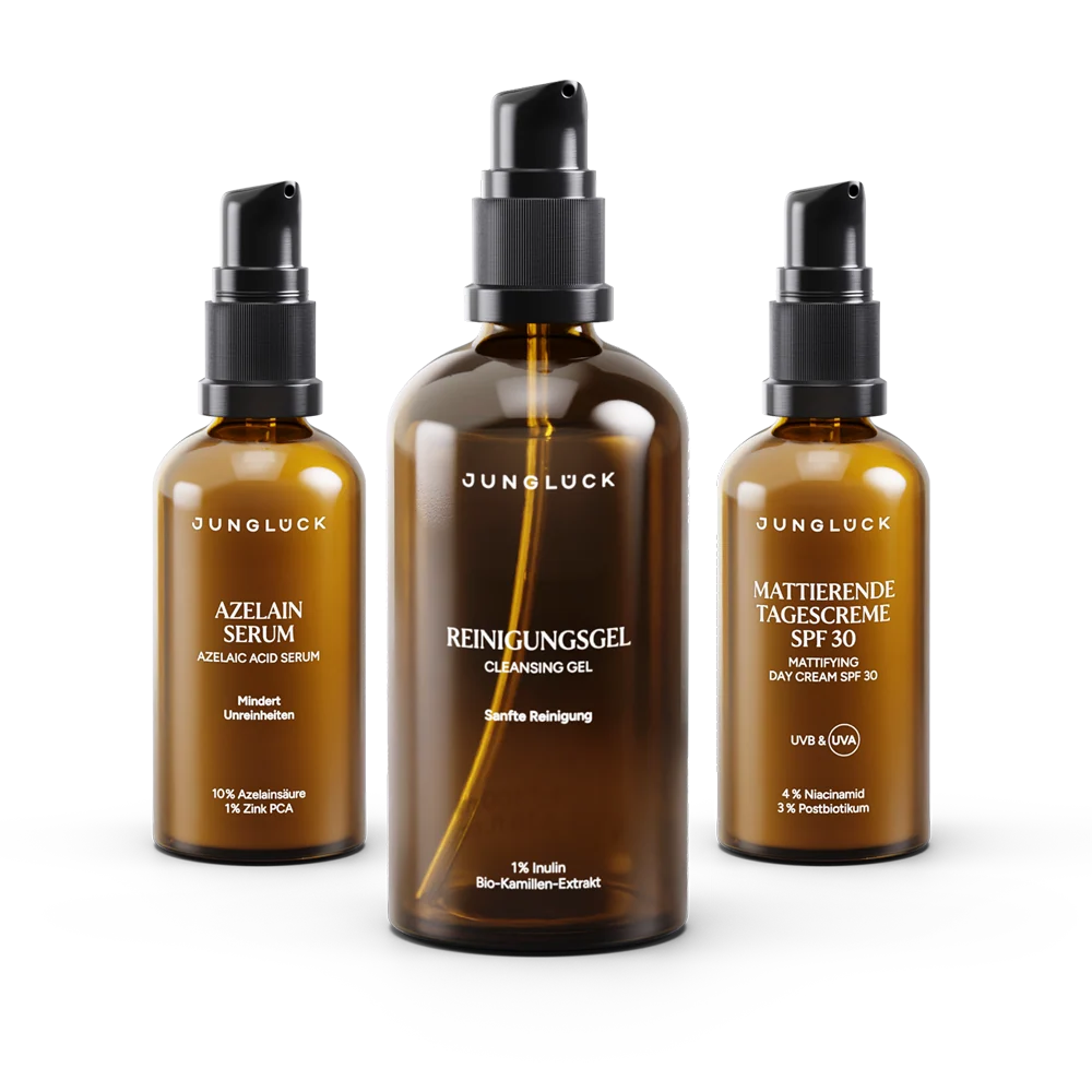 Set Unreinheiten mindern mit SPF