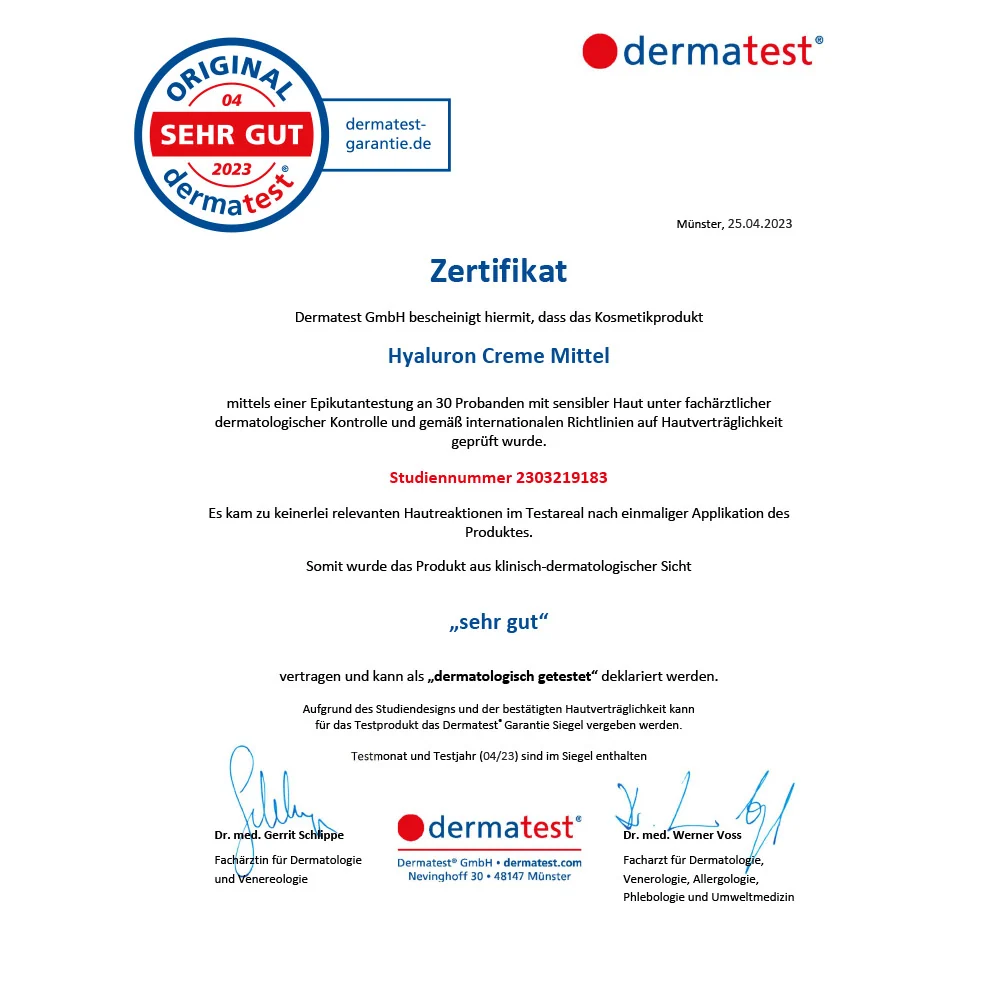 Hyaluron Creme Mittel